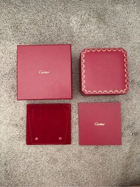 Cartier Love bracelet box and pouch